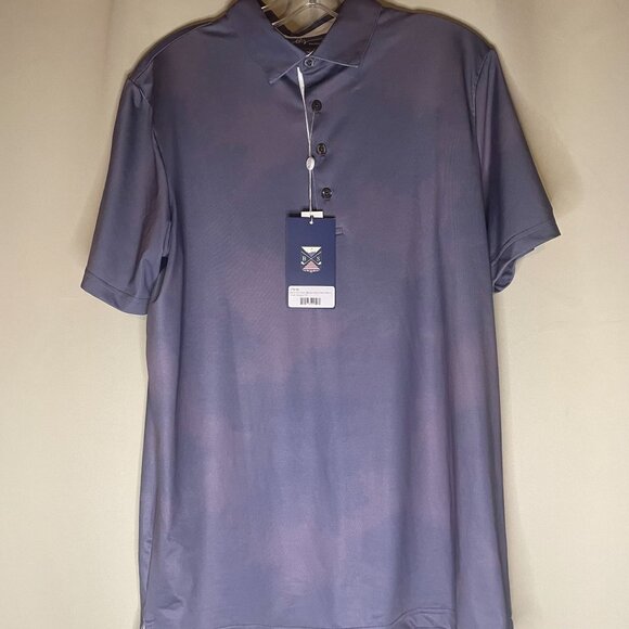 Boston Scott Links Collection NWT Cloud Print Golf Polo Size S - Picture 1 of 3